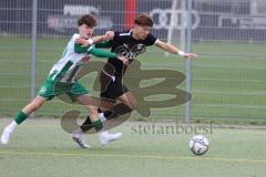 Landesliga Bayern - U17 - B-Junioren - Saison 2022/2023 - FC Ingolstadt 04 II - SV Schalding - Heining  - Polat Arel schwarz FCI - Foto: Meyer Jürgen