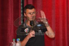 2024_1_16 - 3. Liga - Saison 2023/24 - Fantreffen - FC Ingolstadt 04 -  - Cheftrainer Michael Köllner (FC Ingolstadt 04) - XXXXX - Foto: Meyer Jürgen