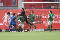 2024_2_17 - Saison 2023/24 - AUDI-Schanzer Amateur Cup - SV Hundszell - FC Gerolfing - Finale - Stefan Schmid
 Torwart Gerolfing - Matthias Weinzierl blau #9 Hundszell - Foto: Meyer Jürgen