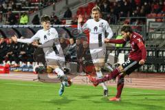 2.BL; 1. FC Nürnberg - FC Ingolstadt 04; Filip Bilbija (35, FCI) Valentini Enrico (22 , 1.FCN) Merlin Röhl (34, FCI)