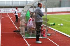 2. Frauen-Bundesliga - Saison 2021/2022 - FC Ingolstadt 04 - SV Meppen - Dominik Herrmann Cheftrainer (FCI) - Foto: Meyer Jürgen