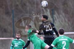 Kreisliga - Saison 2023/24 - FC Fatih Ingolstadt - SV Denkendorf - Akif Abasikeles schwarz Fatih - Paul Müller grün Denkendorf - Foto: Meyer Jürgen