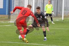 Bayernliga Süd - Saison 2021/2022 - FC Ingolstadt 04 II - TürkAugsburg - Meikis Fabio (#19 FCI) rot - Foto: Meyer Jürgen