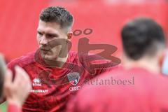 3. Liga; FC Ingolstadt 04 - TSG Hoffenheim II; vor dem Spiel Jonas Scholz (15, FCI)