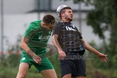 Bezirksliga - Saison 2023/2024 - SV Manching  - SV Sulzemoos - Simon Berger (Nr.5 - SV Manching) - Sami Yasir schwarz Sulzemoos - Foto: Meyer Jürgen