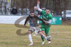 Bezirksliga - Saison 2024/25 - FC Gerolfing - FC Fatih Ingolstadt - Anastasios Porfyriadis (Nr.27 - FC Gerolfing) - XXXXX - Foto: Meyer - Hugo Da Silva Lopes (Nr.6 - FC Fatih)