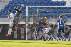 2.BL; Karlsruher SC - FC Ingolstadt 04; Torwart Robert Jendrusch (1, FCI) #rettet Wanitzek Marvin (10 KSC) Goller Benjamin (14 KSC) Dominik Franke (3 FCI) Visar Musliu (16, FCI)