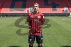 Denis Linsmayer (23, FCI) ; FC Ingolstadt 04; 3.Liga, Porträttermin 2022/2023,