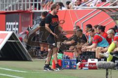 3. Fußball-Liga - Saison 2022/2023 - FC Ingolstadt 04 - SpVgg Bayreuth - Cheftrainer Rüdiger Rehm (FCI) - Foto: Meyer Jürgen