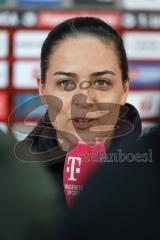 3. Liga; FC Ingolstadt 04 - MSV Duisburg; Cheftrainerin Sabrina Wittmann (FCI) vor dem Spiel Interview Magenta