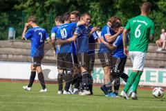 Sparkassenpokal - DJK Ingolstadt - FC Gerolfing Der 1:0 Führungstreffer durch #7 Furkan Eroglu DJK Ingolstadt - jubel -  Foto: Jürgen Meyer