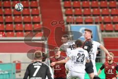 3. Liga; FC Ingolstadt 04 - SC Verl; Kopfball Sebastian Grönning (11, FCI) Paetow Torge (16 Verl) Benger Marcel (23 Verl) Simon Lorenz (32, FCI) Jannik Mause (7, FCI)