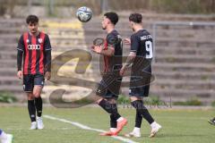 Bayernliga Nord - Saison 2024/25 - FC Ingolstadt 04 II - Würzburger FV 04 - - jubel - Davide Sekulovic (Nr.7 - FCI U21) schiesst zum 1:0 Führungstreffer ein- Foto: Meyer Jürgen