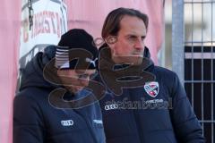 A - Junioren Bundesliga Süd/Südwest -  Saison 2021/2022 - FC Ingolstadt 04 - 1. FC Saarbrücken - Cheftrainer FCI Rüdiger Rehm sieht beim Spiel zu - Foto: Meyer Jürgen