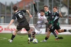 Bezirksliga - Saison 2026/27 - TSV Gaimersheim - FC Türk Sport Garching - Luis Friedrich schwarz Gaimersheim  - Kerem Tokdemir weiss Garching  -  Foto: Meyer Jürgen