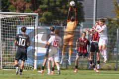 *** A-Junioren Bundesliga  - Saison 2025/26 - A-Junioren - FC Ingolstadt 04 - 1. FC Nürnberg - Atchoffo Bryan Torwart FCI  - XXXXX - Foto: Meyer Jürgen