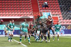 3. Liga; FC Ingolstadt 04 - VfB Lübeck; Lukas Fröde (34, FCI) Beleme Daouda (16 VfB) Löhden Jannik (30 VfB) Simon Lorenz (32, FCI)