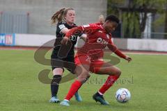 2. Fußball-Liga - Frauen - Saison 2022/2023 - FC Ingolstadt 04 - FFC Turbine Potsdam II - Lea Wolski (Nr.6 - FCI Frauen) - Aniwaa Louisa rot #20 Potsdam - Foto: Meyer Jürgen