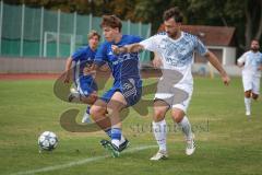 A-Klasse -  Saison 2026/27 - DJK Ingolstadt - TSV Mailing/Feldkirchen - Volodymyr Lutsenko blau DJK Ingolstadt - Markus Rung weiss Mailing/Feldkirchen - Foto: Meyer Jürgen