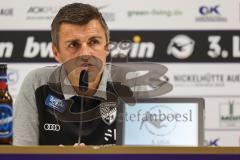 3. Liga; Erzgebirge Aue - FC Ingolstadt 04; Pressekonferenz Cheftrainer Michael Köllner (FCI)