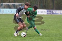 Bezirksliga - Saison 2025/26 - TSV Ober./Unterhaunstadt - FC Gerolfing - Ahmet Altay (Nr.25 - FC Gerolfing)- Amadeus Taubert grau Ober./Unterhaunstadt - Foto: Meyer Jürgen