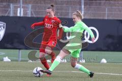 2. Frauen-Bundesliga - Saison 2021/2022 - FC Ingolstadt 04 - VFL Wolfsburg II - Haim Vanessa (#13 FCI) - Foto: Meyer Jürgen