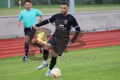 Bezirksliga - Saison 2022/2023 -FC Fatih Ingolstadt - SVN München - Ramazan Kurnaz schwarz Fatih - Foto: Meyer Jürgen