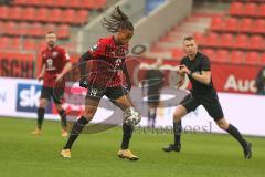 3. Fußball-Liga - Saison 2020/2021 - FC Ingolstadt 04 - FC Viktoria Köln - Ganiggia Ginola Elva (#14,FCI)  - Foto: Meyer Jürgen