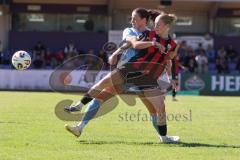 *** 2. Bundesliga Frauen - Saison 2025/26 - FC Ingolstadt 04 Frauen - Victoria Berlin - Nina Penzkofer (Nr.29 - FC Ingolstadt Frauen I) - Hahn Maya Ruby blau Berlin - Foto: Meyer Jürgen