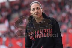 3. Liga; Rot-Weiss Essen - FC Ingolstadt 04; vor dem Spiel Cheftrainerin Sabrina Wittmann (FCI)