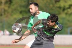Bezirksliga - Saison 2025/26 - FC Fatih Ingolstadt - FC Gerolfing - Ahmet Altay (Nr.25 - FC Gerolfing) - Faruk Rencber (Nr.20 - FC Fatih Ingolstadt) - Foto: Meyer Jürgen