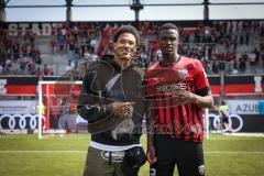 3. Liga; FC Ingolstadt 04 - SV Elversberg; Justin Butler (31, FCI) Donald Nduka (42, FCI)