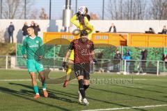 3. Liga; Testspiel; SpVgg Greuther Fürth - FC Ingolstadt 04 - Pascal Testroet (37, FCI) Dietz Maximilian (33 SpVgg) Linde Andreas (1 SpVgg) hält