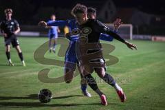 Landesliga - Saison 2026/27 - SV Manching - VFB Durach - Timo Jung Nr.20 - SV Manching) - Mark Nosdrin blau Durach  - Foto: Meyer Jürgen