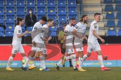 3. Liga - KFC Uerdingen 05 - FC Ingolstadt 04 - Tor Jubel Stefan Kutschke (30, FCI) Björn Paulsen (4, FCI) Fatih Kaya (9, FCI) Tobias Schröck (21, FCI) Merlin Röhl (34, FCI) Jonatan Kotzke (25 FCI)