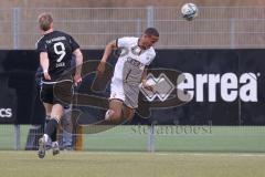Bayernliga Nord - Saison 2024/25 - FC Ingolstadt 04 II - TSV Kornburg - Micah Ham (Nr.25 - FCI U21) - Sauer Jannis schwarz Kornbuch - Foto: Meyer Jürgen