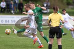 Landesliga - Saison 2024/25 - SV Manching - FC Kempten - Fabian Neumayer (Nr.9 - SV Manching) - Wilke Thilo weiss Kempten  - Foto: Meyer Jürgen