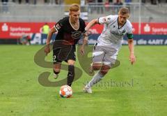 2.BL; SV Sandhausen - FC Ingolstadt 04 - Christian Gebauer (22, FCI) Zhirov Aleksandr (2 SVS)