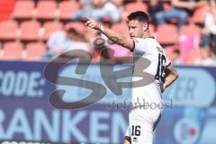 3. Liga; FC Ingolstadt 04 - Hannover 96 II; Tor Jubel Treffer Ausgleich 2:2 Ryan Malone (16, FCI)