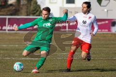 Bezirksliga OBB Nord - SV Manching - FC Schwabing München - Pedro da Silva Wiedl (#8 Manching) - Sibilia Giacinto weiss Schwabing - Foto: Jürgen Meyer