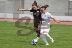 2. Bundesliga Frauen - Saison 2023/24 - FC Ingolstadt 04 Frauen - Turbine Potsdam - Melike Pekel (Nr.38 - FCI) - Ito Sara weiss Potsdam - Foto: Meyer Jürgen