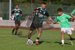 Bezirksliga - Saison 2025/26 - FC Fatih Ingolstadt - TSV Gaimersheim - Thomas Schreiner (Nr.10 - TSV Gaimersheim) erzielt ein Tor - jubel - Emre Berk grün Fatih - Daniel Wolf Torwart Fatih - Foto: Meyer Jürgen
