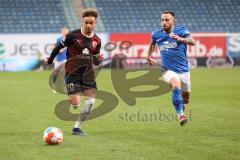 2.BL; Hansa Rostock - FC Ingolstadt 04; Angriff Hawkins Jaren (20 FCI) Rizzuto Calogero (27 HR)