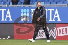 3. Liga; SV Wehen Wiesbaden - FC Ingolstadt 04; Cheftrainer Guerino Capretti (FCI) in der Pause