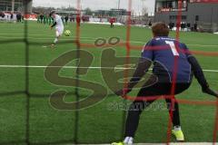AUDI - Schanzer Amateurcup - Finale -  2026  - SV Hundszell - SV Denkendorf - Lukas Conradi weiss Hundszell - Stjepen Lucic TW Denkendorf - Foto: Meyer Jürgen