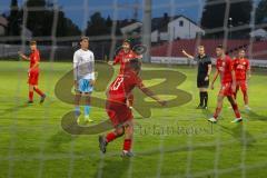 Bayernliga - U17 - Saison 2022/2023 - FC Ingolstadt 04 -  1860 München - Der 3:0 Führungstreffer durch Sinai Engjell rot FCI - Jubel - Foto: Meyer Jürgen