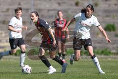 2. Bundesliga Frauen - Saison 2025/26 - FC Ingolstadt 04 Frauen - Borussia Mönchengladbach - Annika Kömm (Nr.25 - FC Ingolstadt Frauen I) - Arici Maresa weiss M`Gladbach  - Foto: Meyer Jürgen