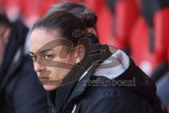 3. Liga; FC Ingolstadt 04 - SV Sandhausen; vor dem Spiel Cheftrainerin Sabrina Wittmann (FCI)