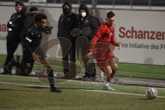 Bayernliga Süd - Saison 2021/2022 - FC Ingolstadt 04 II - VFR Garching - Liugiqi Arian (#9 FCI) - Stubhan Bryan #19 Garching - Foto: Meyer Jürgen