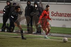 Bayernliga Süd - Saison 2021/2022 - FC Ingolstadt 04 II - VFR Garching - Liugiqi Arian (#9 FCI) - Stubhan Bryan #19 Garching - Foto: Meyer Jürgen